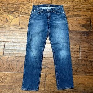 Lucky Brand mid rise sweet straight leg jeans